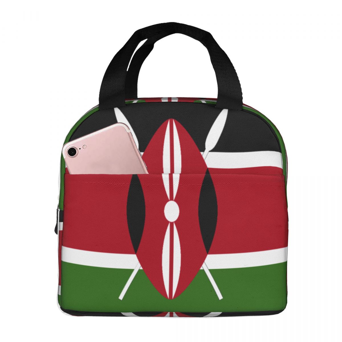 Women Bags Kenya - Kenya Flag Insulated Lunch Bag for