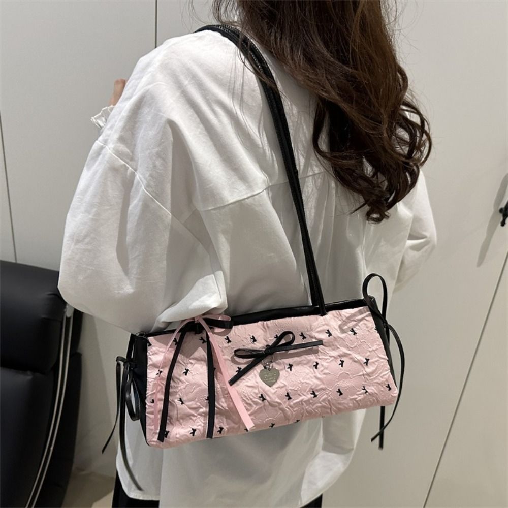 Women Bags Manufacturer - Elegant Korean Bow Decoration Women's Handbag
