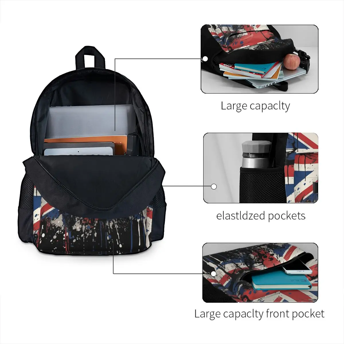 Union Jack Flag Of The UK Stud - Women Bags In Uk 评论和价格
