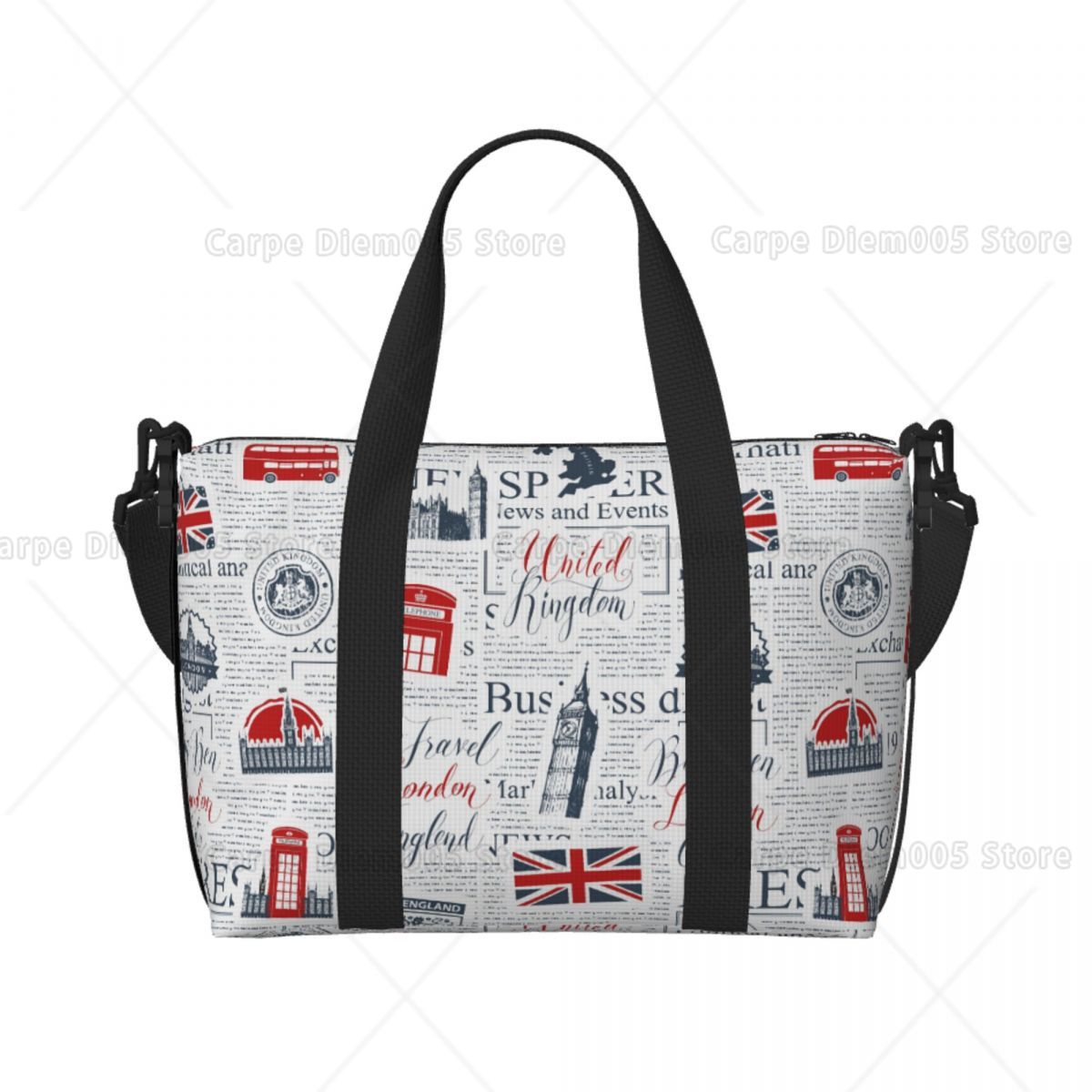 Vintage UK London Newspaper Tr - Women Bags In Uk 评论和价格