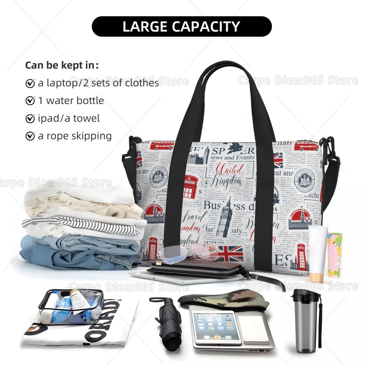 Vintage UK London Newspaper Tr - Women Bags In Uk 评论和价格