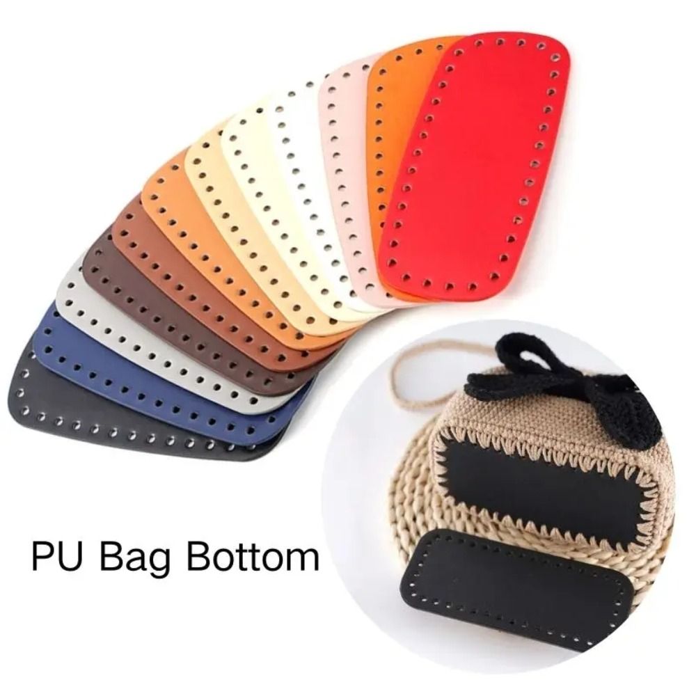 Portable PU Leather Crochet Ba - Crochet Market Bag 评论和价格