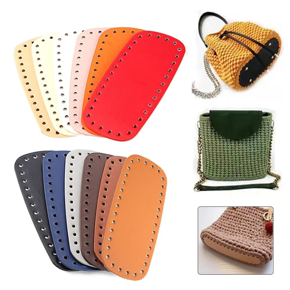 Portable PU Leather Crochet Ba - Crochet Market Bag 评论和价格