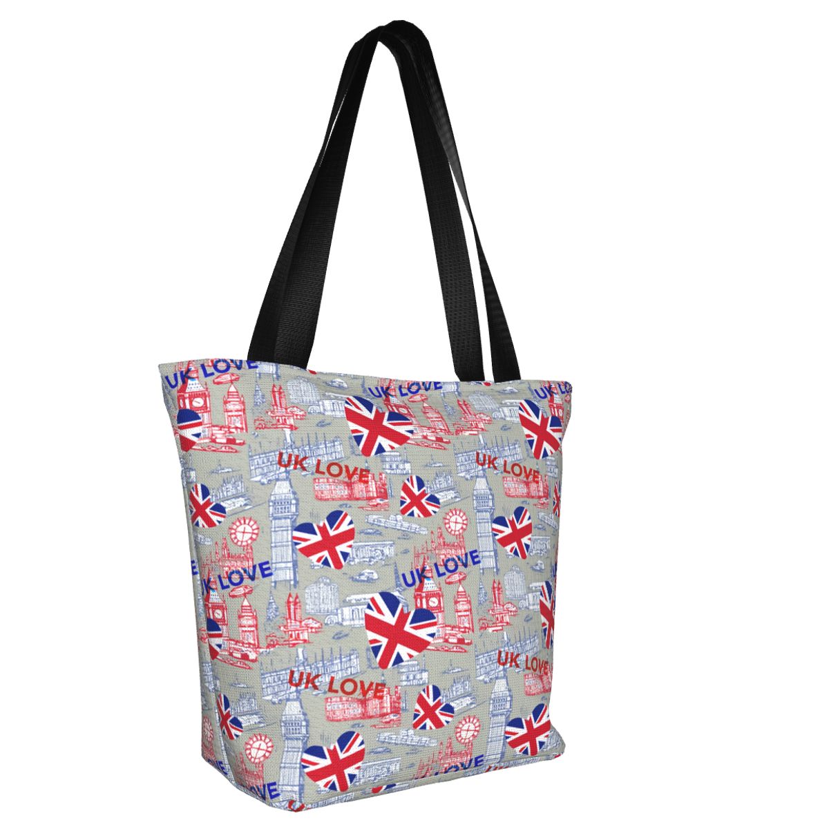 Custom Flag Of The UK Love Gro - Women Bags In Uk 评论和价格