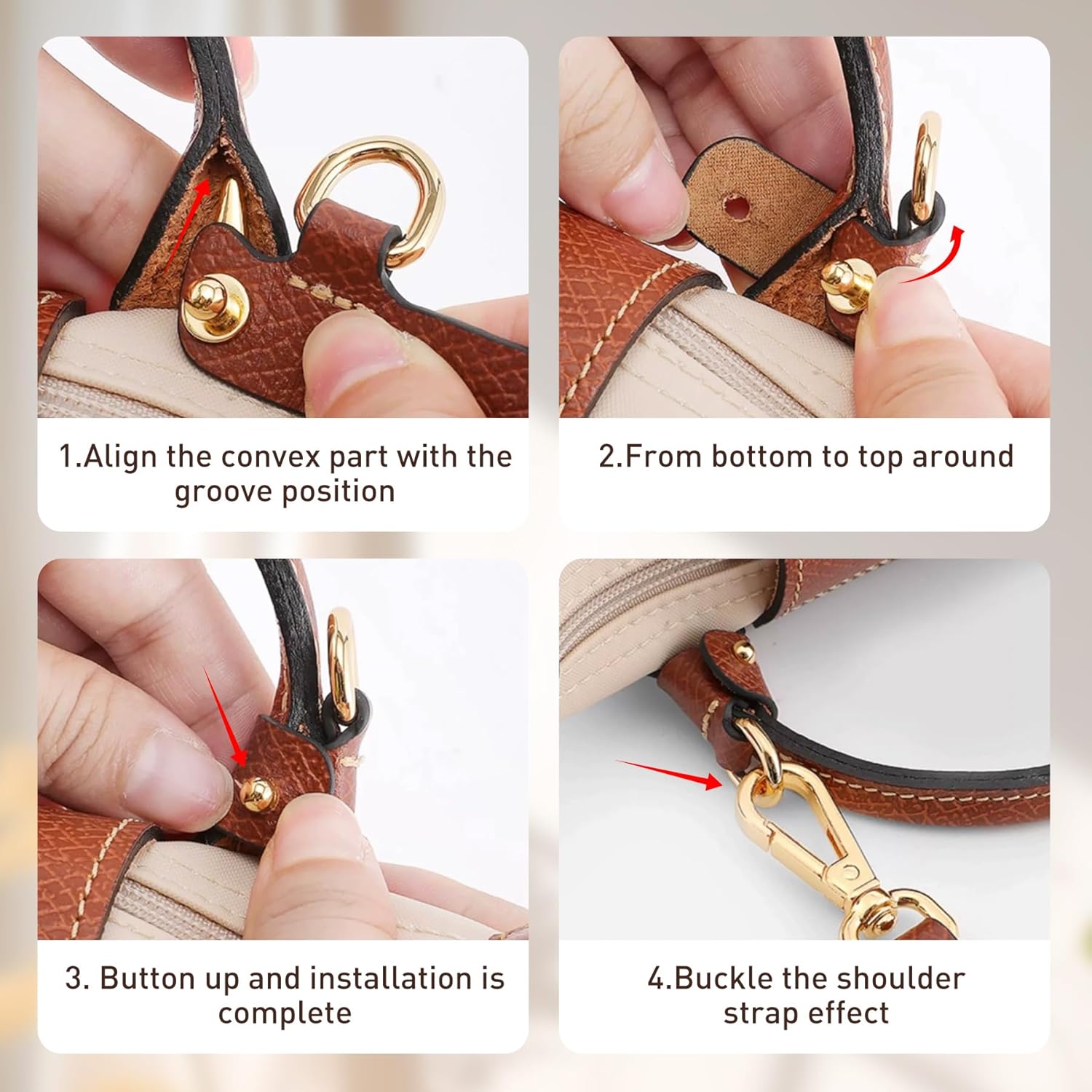 Leather Bag Shoulder Strap for - Women'S Bags Longchamp 评论和价格