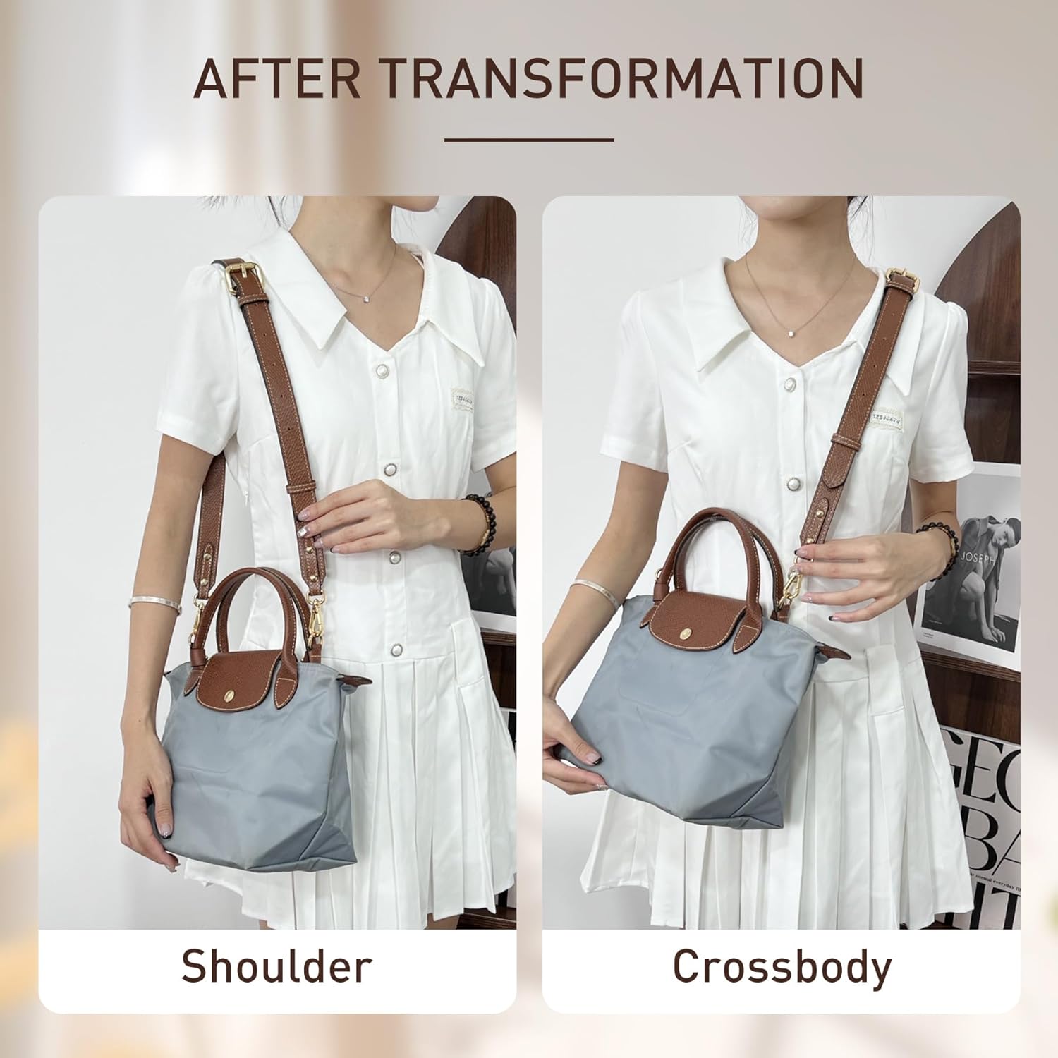Leather Bag Shoulder Strap for - Women'S Bags Longchamp 评论和价格