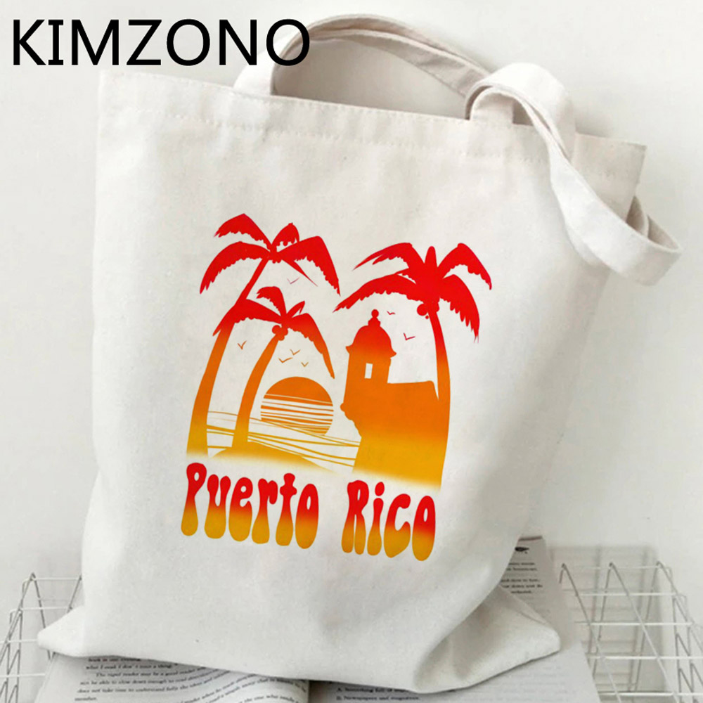 Puerto Rico shopping bag bolsa - Women Bags Jute 评论和价格