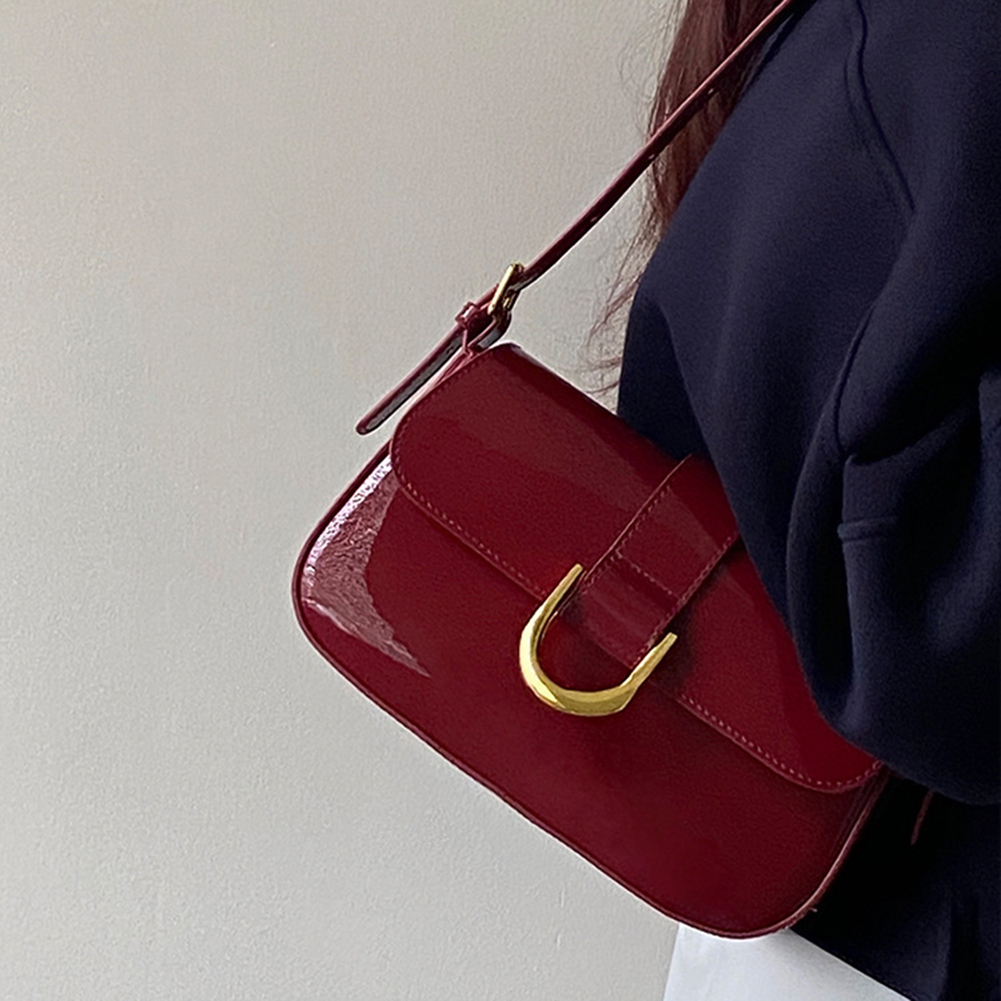 Retro Patent Leather Shoulder  - Women Bags Zara 评论和价格