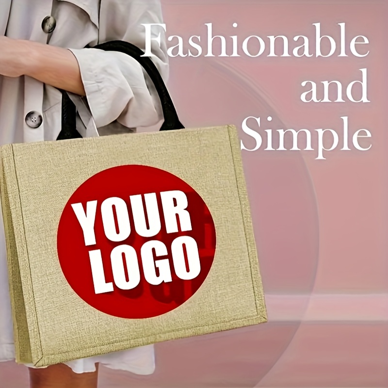 Custom Jute Tote Bag Personali - Women Bags Jute 评论和价格