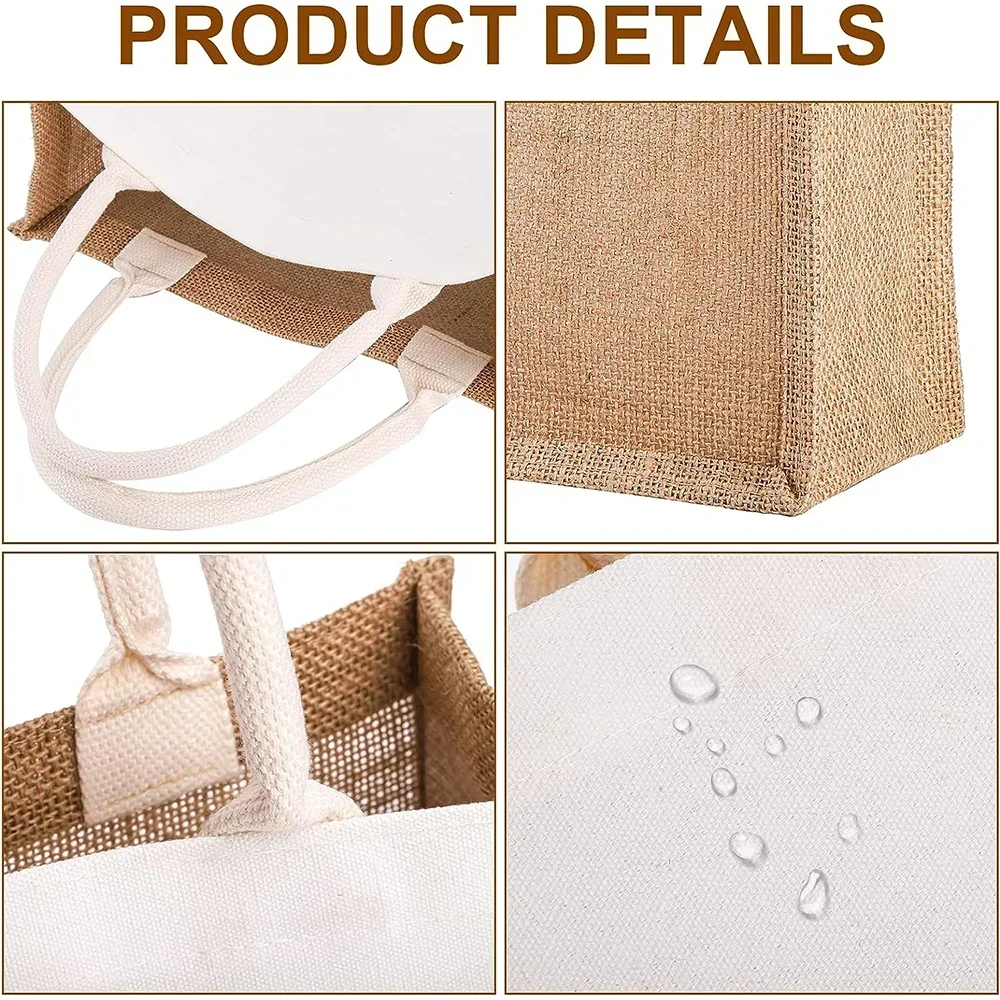 Minimalist Linen Bag Fashionab - Women Bags Jute 评论和价格