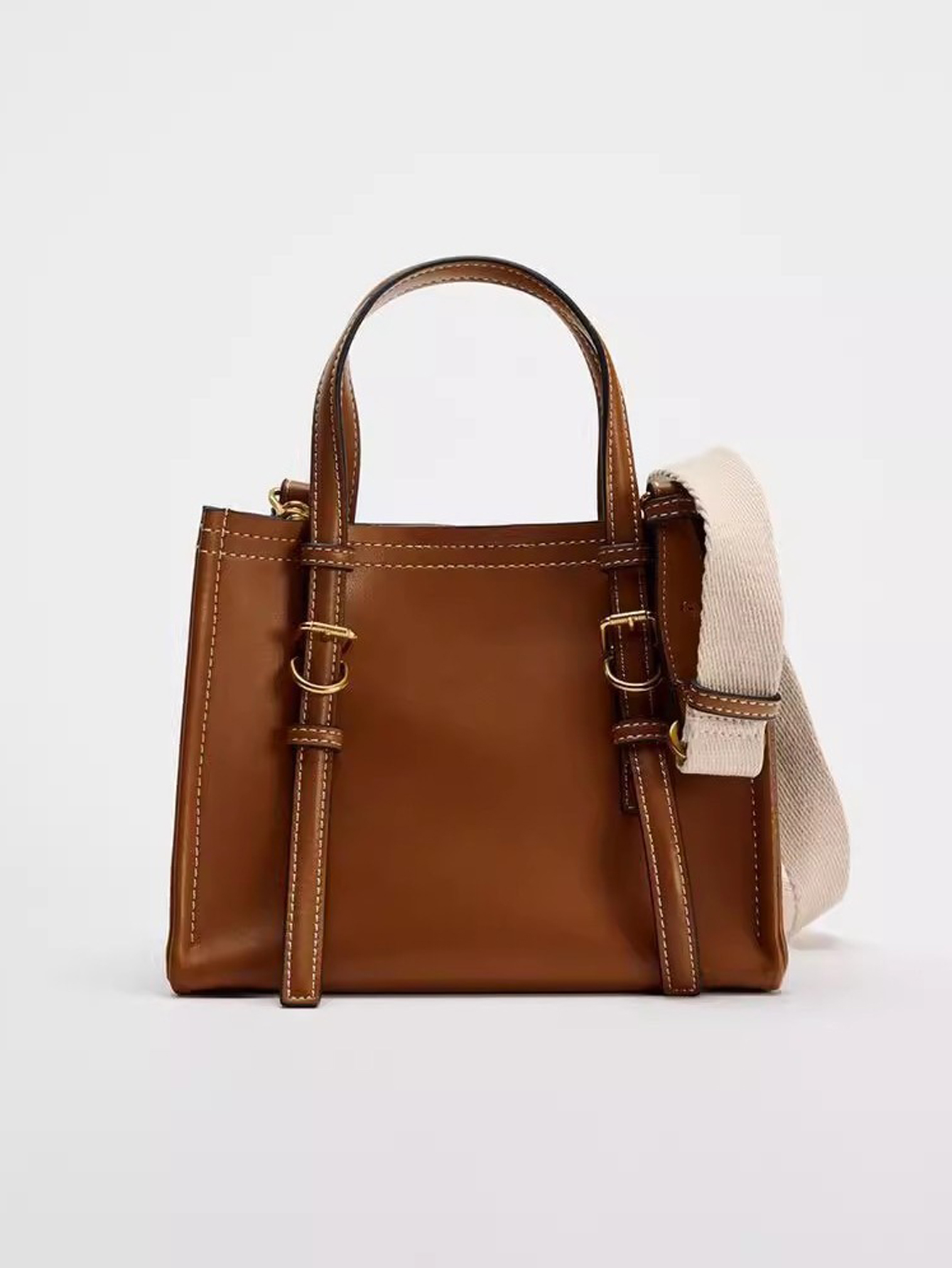 Cross border 2024 brown yellow - Women Bags Zara 评论和价格