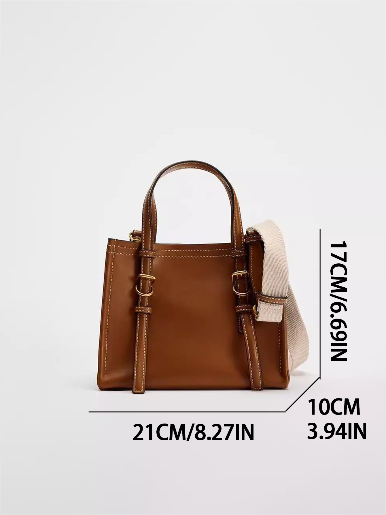Cross border 2024 brown yellow - Women Bags Zara 评论和价格