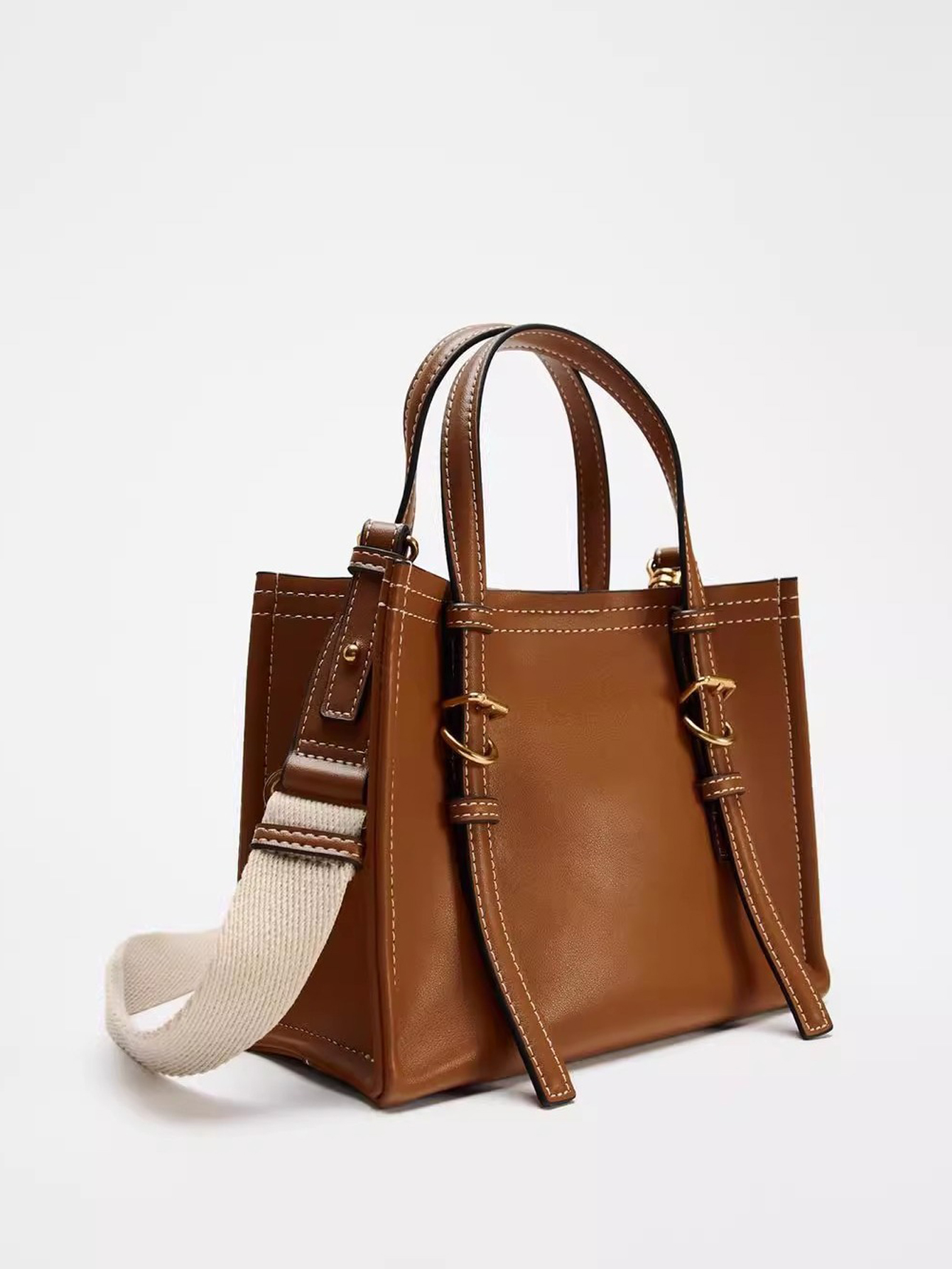 Cross border 2024 brown yellow - Women Bags Zara 评论和价格