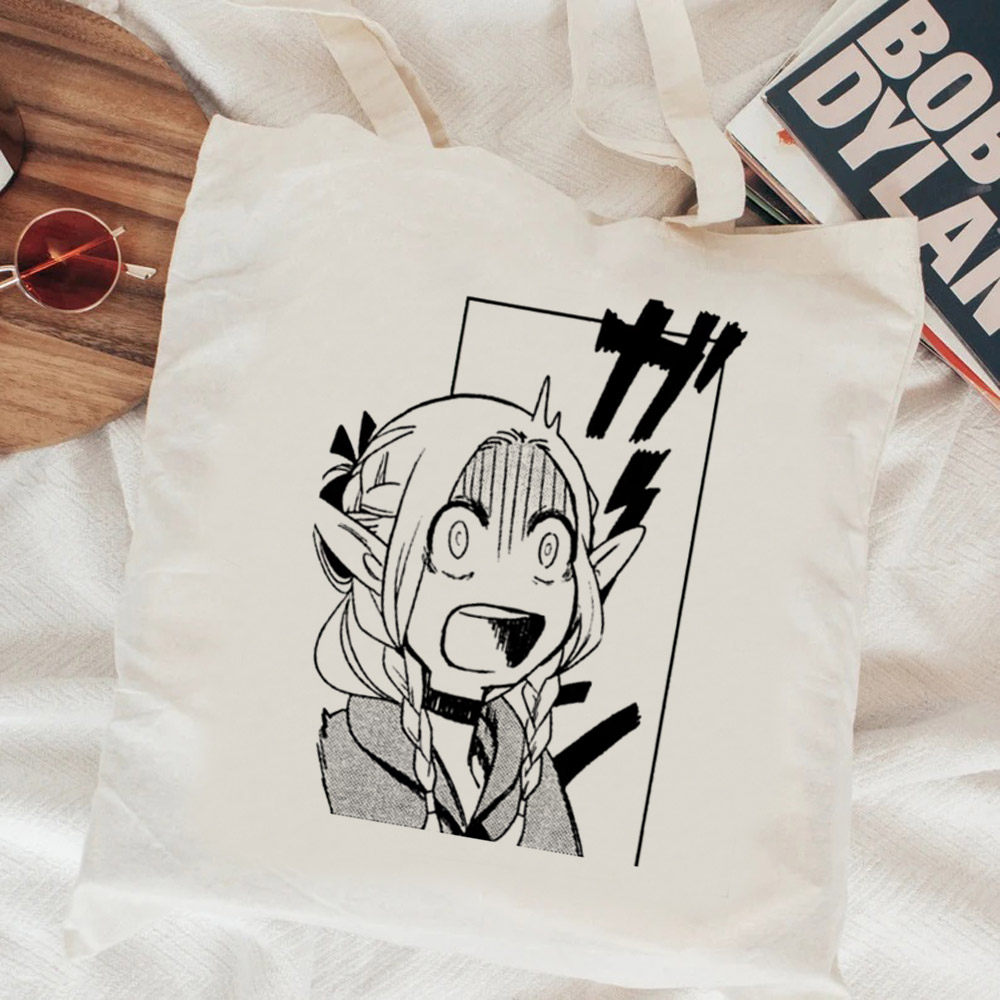 Dungeon Meshi shopping bag eco - Women Bags Jute 评论和价格