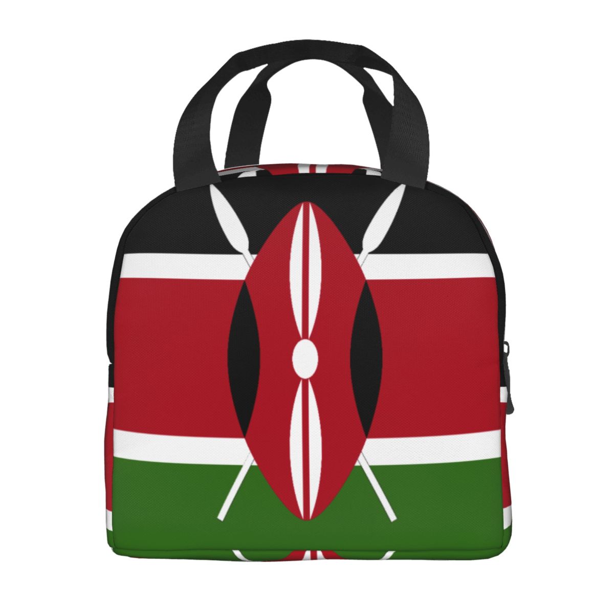Kenya Flag Insulated Lunch Bag - Women Bags Kenya 评论和价格