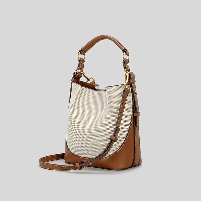 Fashion Panelled Canvas Bucket - Women Bags Zara 评论和价格
