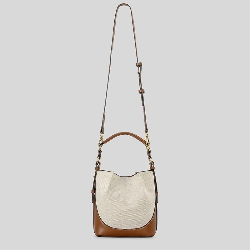 Fashion Panelled Canvas Bucket - Women Bags Zara 评论和价格