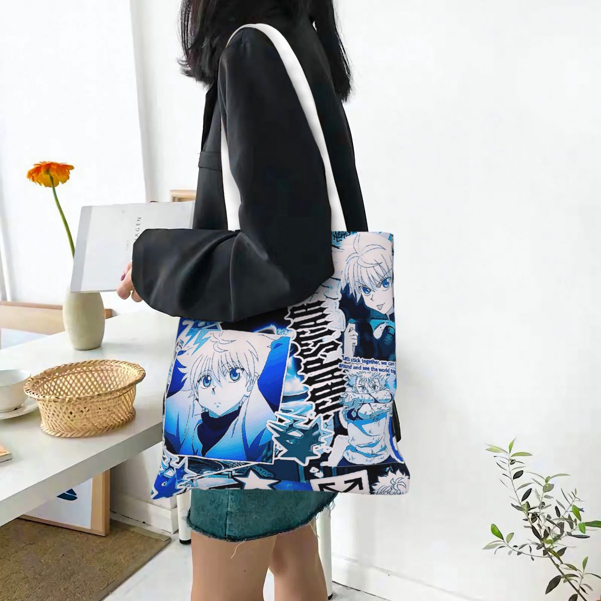 Killua Zoldyck Anime HXH Hunte - Women X Bags 评论和价格