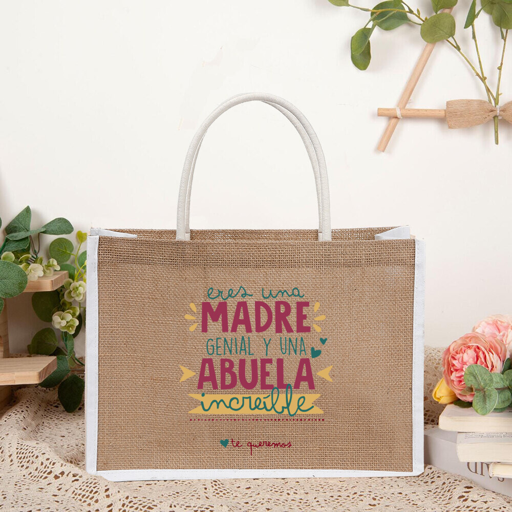 You Are A Great Mother and An  - Women Bags Jute 评论和价格